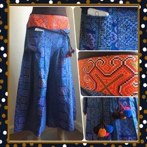 SOLD📍Gypsy Hippie Aladdin Hmong Tribal Boho Pants